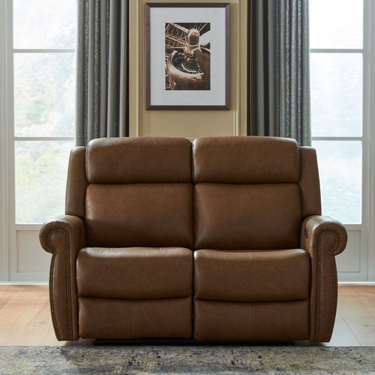 Carlton - Loveseat P3 & ZG Reclining Loveseats by Liberty Furniture - Walls Furniture & Mattress