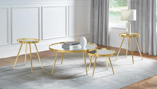 Kaelyn - Round Coffee And End Table Set Table Sets by Coaster Fine Furniture - Walls Furniture & Mattress