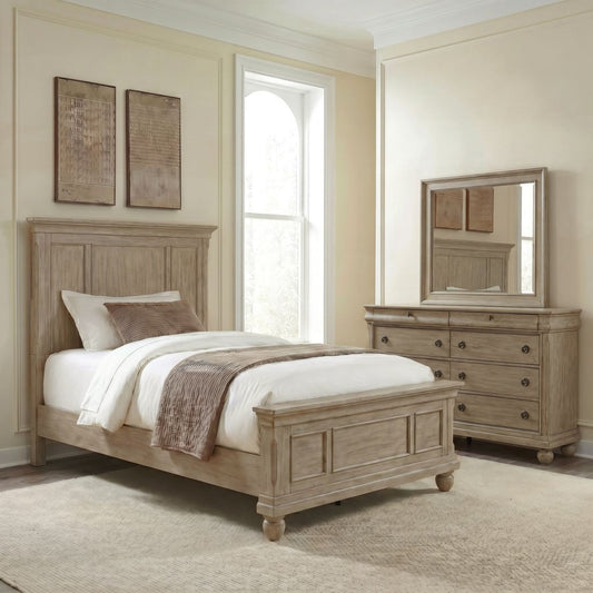 Rustic Traditions - Panel Bedroom Set 3 Piece Bedroom Sets by Liberty Furniture - Walls Furniture & Mattress