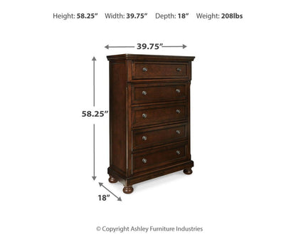 Porter - Chest - Rustic Brown Accent Chests by Millennium® by Ashley - Walls Furniture & Mattress