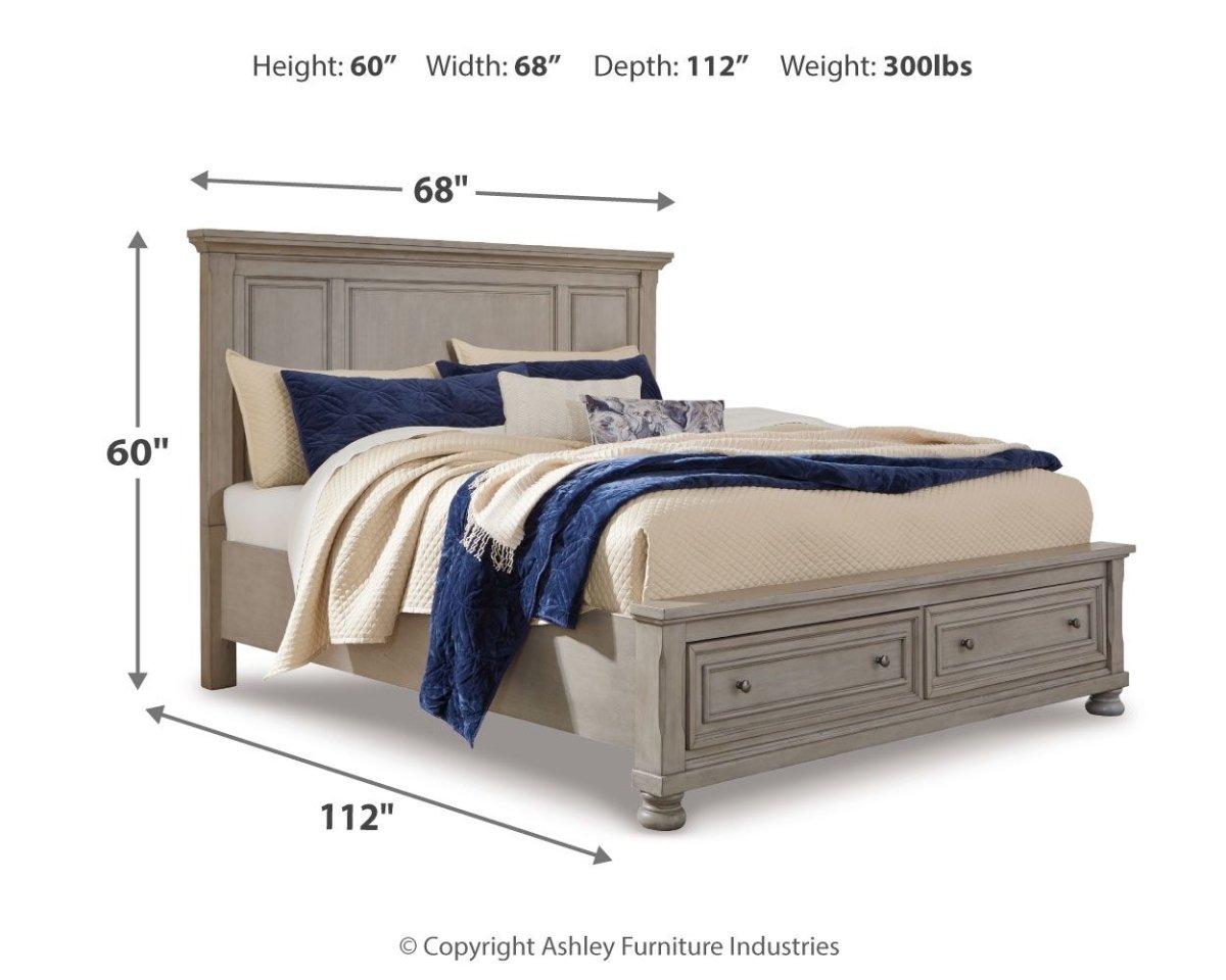Lettner - Panel Storage Bed Storage Beds by Signature Design by Ashley® - Walls Furniture & Mattress