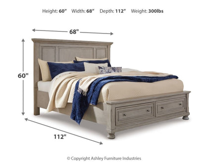 Lettner - Panel Storage Bed Storage Beds by Signature Design by Ashley® - Walls Furniture & Mattress
