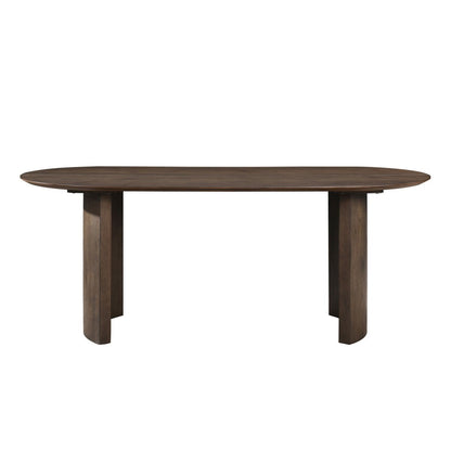 Kody - Oval Dining Table - Dark Walnut Dining Tables by New Classic - Walls Furniture & Mattress