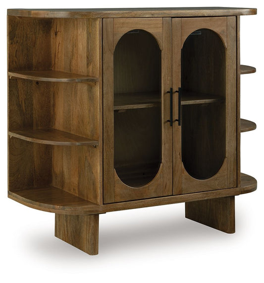 Niall - Light Brown - Accent Cabinet Accent Cabinets by Signature Design by Ashley® - Walls Furniture & Mattress