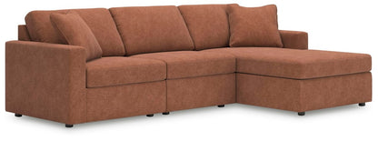Modmax - L-Shaped Sectional - Spice Stationary Sectionals by Signature Design by Ashley® - Walls Furniture & Mattress