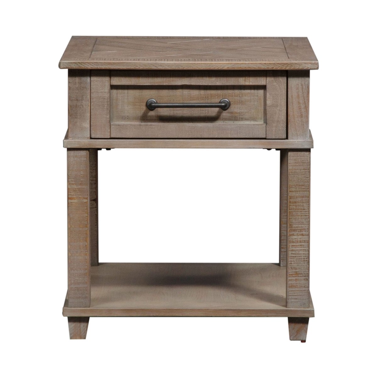 Parkland Falls - Rectangular End Table - Light Brown End Tables by Liberty Furniture - Walls Furniture & Mattress