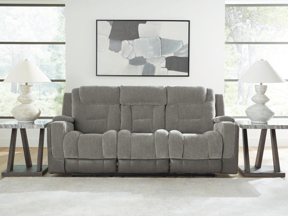 Mixed Motion - Power Reclining Sofa With Adjustable Headrest Reclining Sofas by Signature Design by Ashley® - Walls Furniture & Mattress