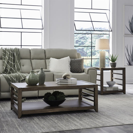 Shaker Lakes - 3 Piece Set - Harvest Brown Table Sets by Liberty Furniture - Walls Furniture & Mattress