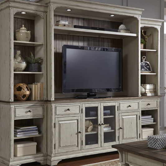 Morgan Creek - Entertainment Center Entertainment Centers by Liberty Furniture - Walls Furniture & Mattress