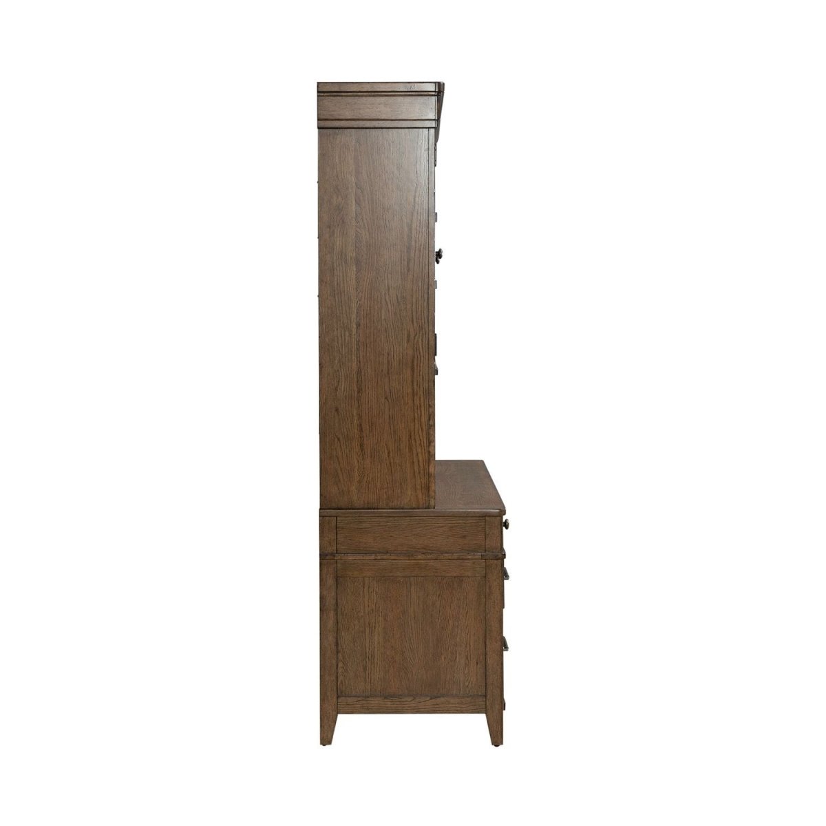 Carolina Park - Credenza & Hutch - Brown Credenzas & Hutches by Liberty Furniture - Walls Furniture & Mattress