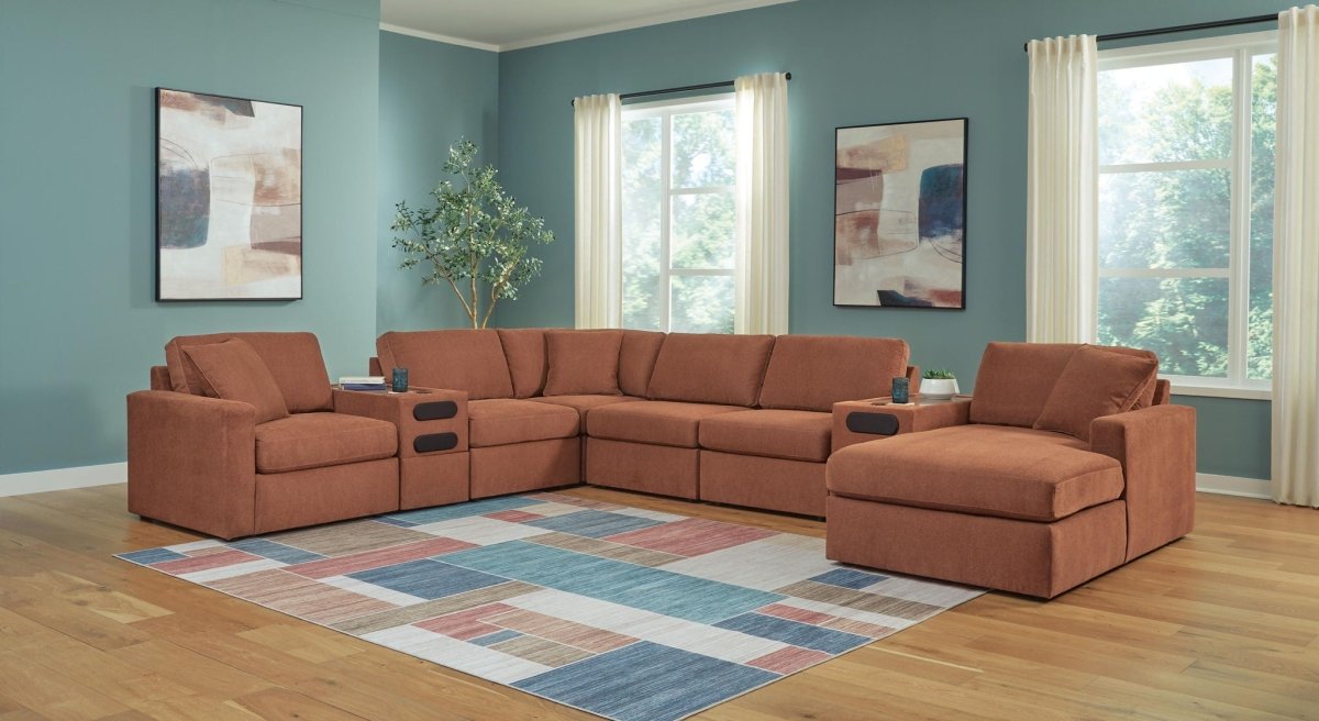 Modmax - 8 Piece Sectional Stationary Sectionals by Signature Design by Ashley® - Walls Furniture & Mattress