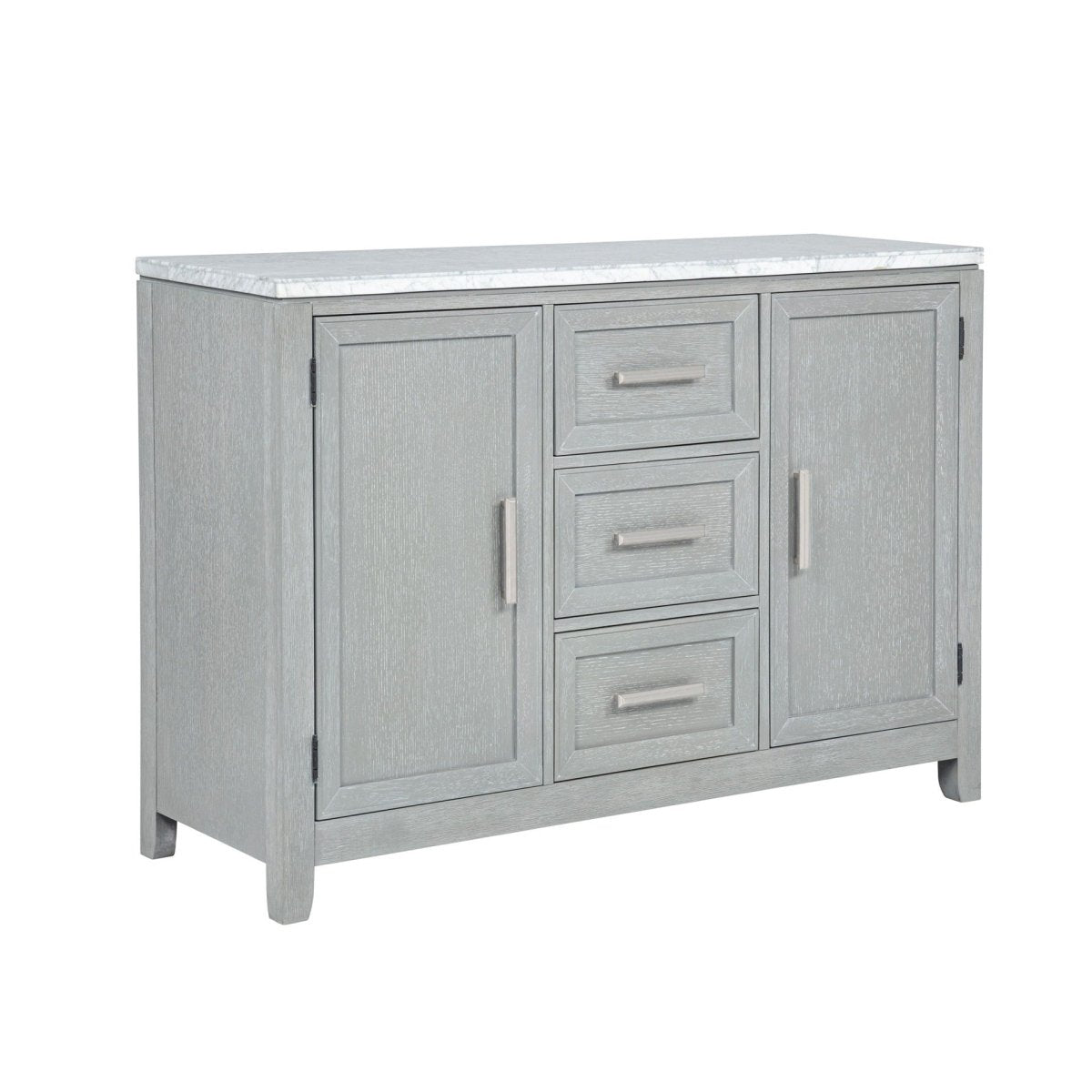 Fiona - Marble Top Dining Buffet / Server - Mist Gray Buffets by New Classic - Walls Furniture & Mattress