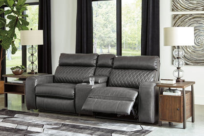 Samperstone - Power Reclining Sectional Reclining Sectionals by Signature Design by Ashley® - Walls Furniture & Mattress