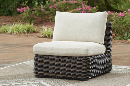 Kimora - Outdoor Sectional Stationary Sectionals by Signature Design by Ashley® - Walls Furniture & Mattress