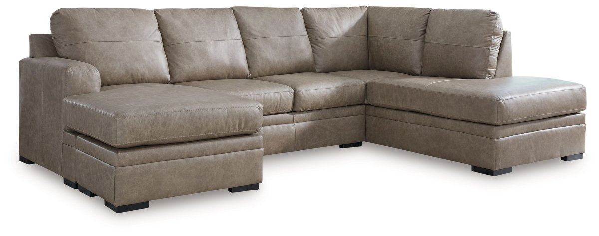 Amuleto - Sectional Stationary Sectionals by Signature Design by Ashley® - Walls Furniture & Mattress