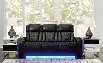 Boyington - 2 Pc. - Power Reclining Sofa And Loveseat - Black Reclining Sofas & Loveseats by Signature Design by Ashley® - Walls Furniture & Mattress