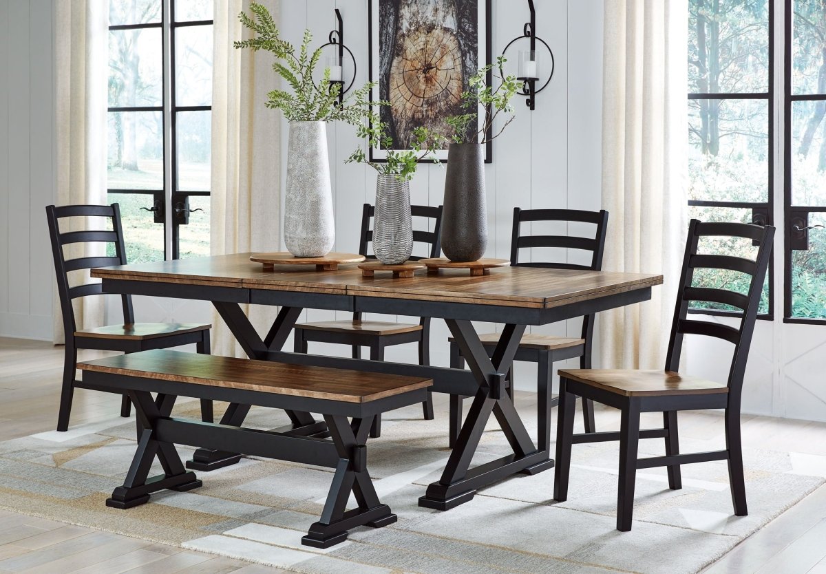 Wildenauer - Dining Room Set 6 Piece Dining Room Sets by Signature Design by Ashley® - Walls Furniture & Mattress