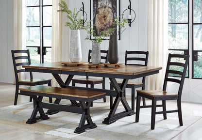 Wildenauer - Dining Room Set 6 Piece Dining Room Sets by Signature Design by Ashley® - Walls Furniture & Mattress