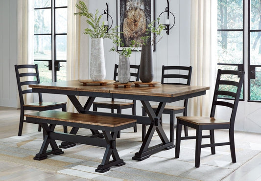 Wildenauer - Dining Room Set 6 Piece Dining Room Sets by Signature Design by Ashley® - Walls Furniture & Mattress