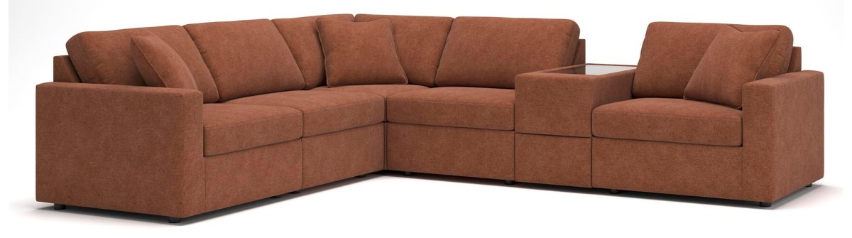 Modmax - Sectional - Spice Stationary Sectionals by Signature Design by Ashley® - Walls Furniture & Mattress