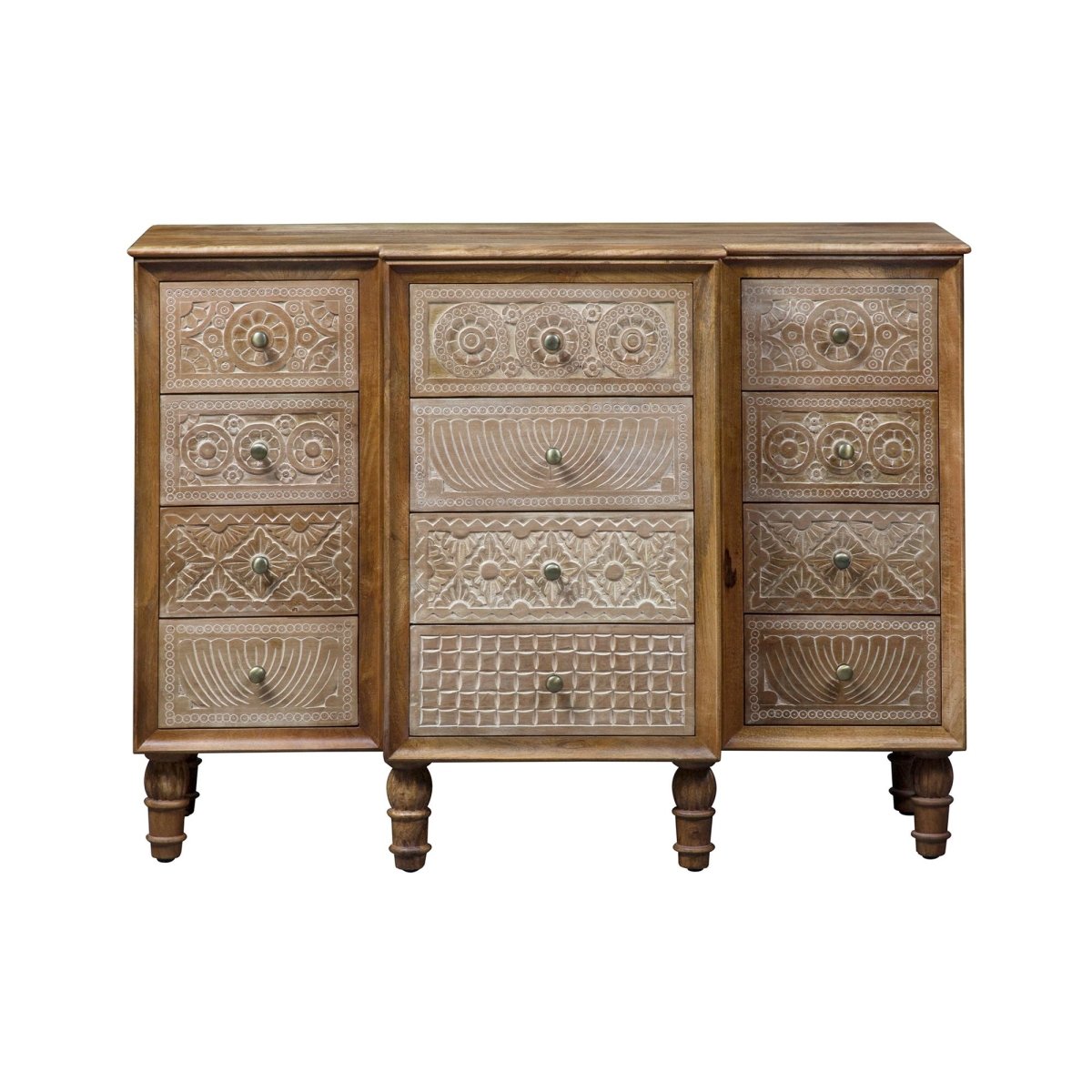 Montrose - 12 Drawer Accent Cabinet - Light Brown Accent Cabinets by Liberty Furniture - Walls Furniture & Mattress