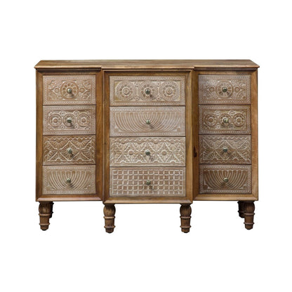 Montrose - 12 Drawer Accent Cabinet - Light Brown Accent Cabinets by Liberty Furniture - Walls Furniture & Mattress
