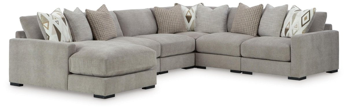 Aslan Court - Sectional Stationary Sectionals by Benchcraft® - Walls Furniture & Mattress