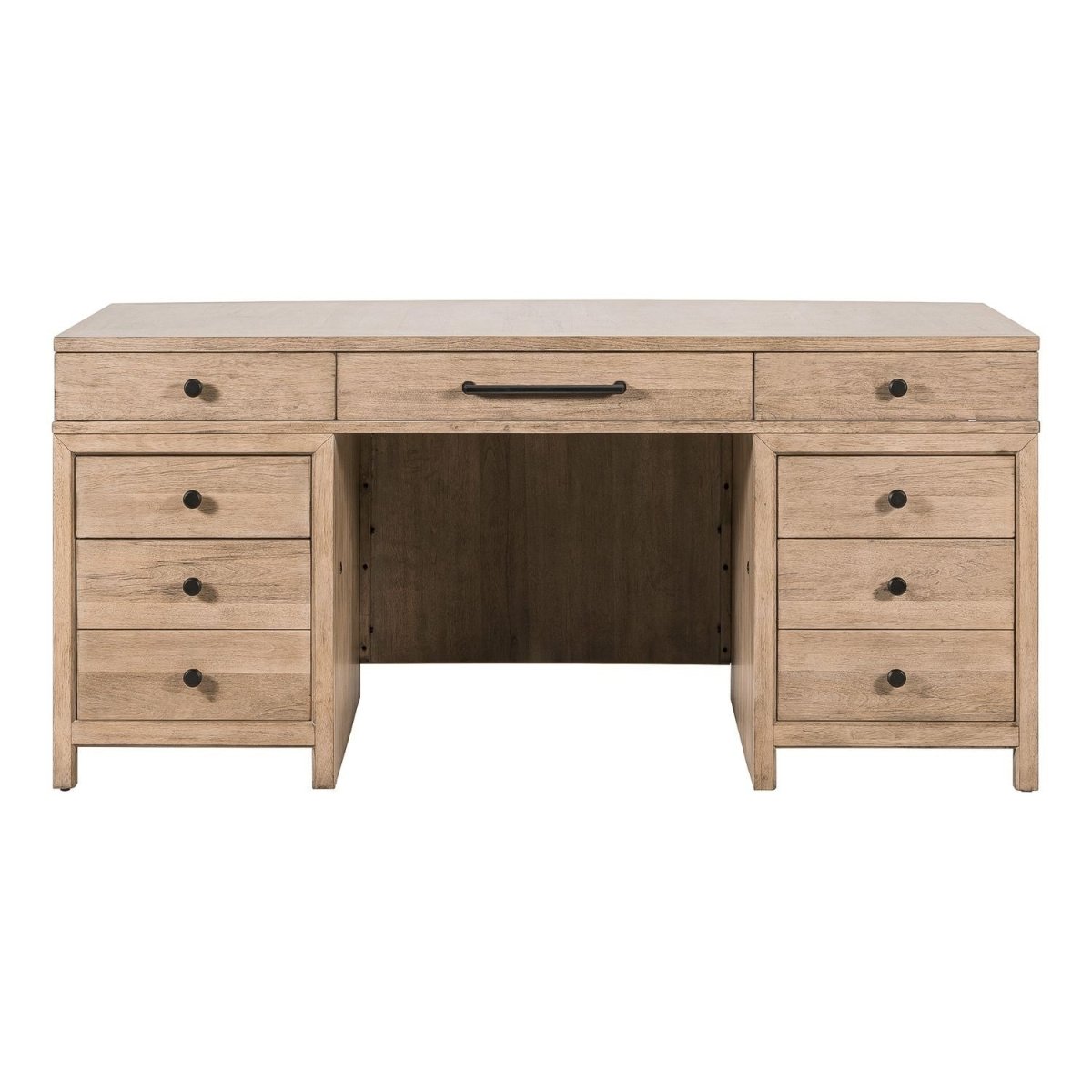 Proximity Place - Jr Executive Desk - Barley Buff Executive Desks by Liberty Furniture - Walls Furniture & Mattress