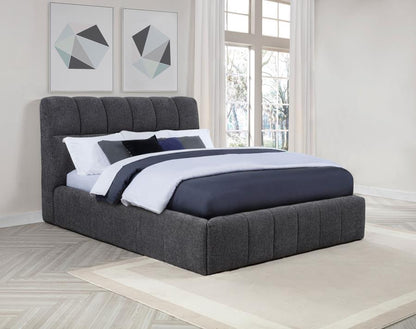 Nollet - Upholstered Platform Bed Upholstered Beds by Coaster Fine Furniture - Walls Furniture & Mattress