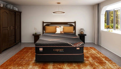Copper Hybrid Plush Smooth Top TXL Mattress Hybrid Mattresses by Spring Air - Walls Furniture & Mattress