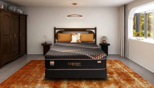 Copper Hybrid Plush Smooth Top TXL Mattress Hybrid Mattresses by Spring Air - Walls Furniture & Mattress