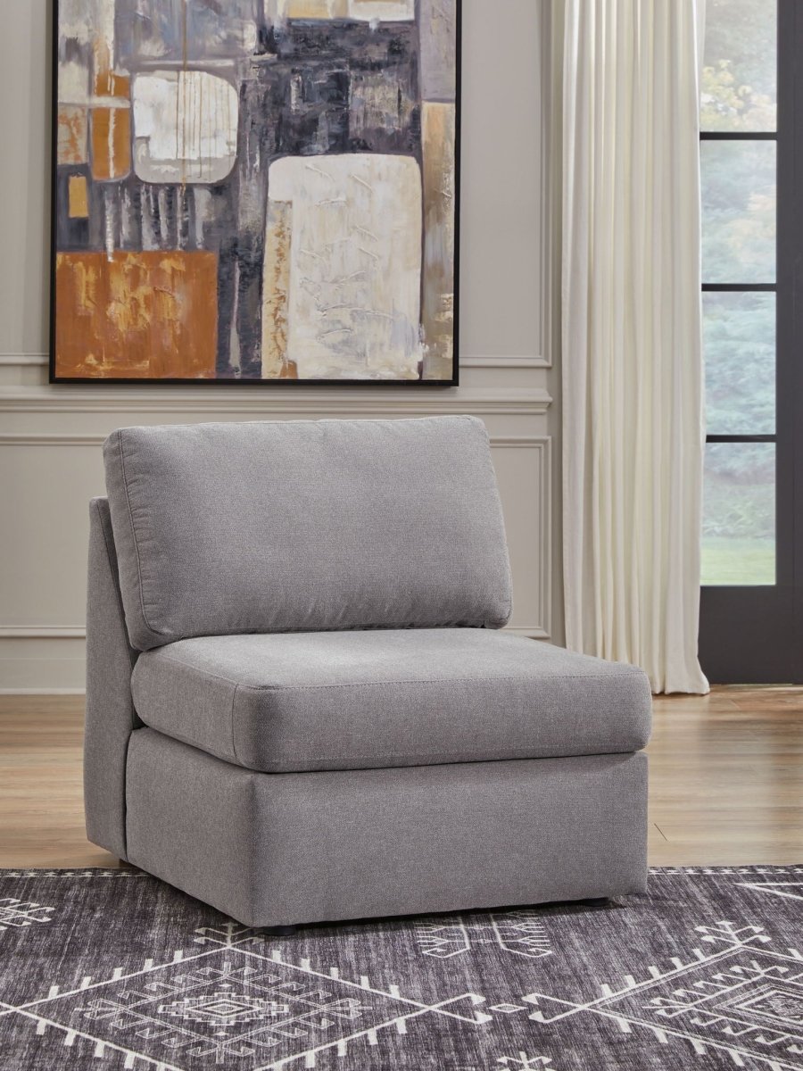 Modmax - Sectional - Granite Stationary Sectionals by Signature Design by Ashley® - Walls Furniture & Mattress