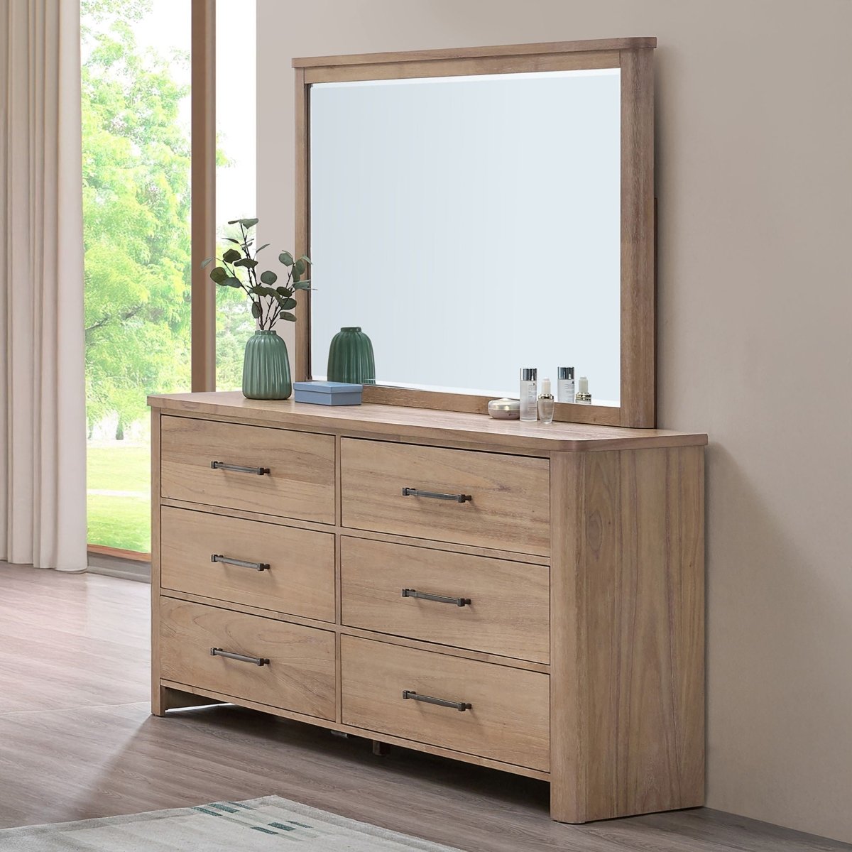 Anika - Dresser Dresser & Mirror by New Classic - Walls Furniture & Mattress
