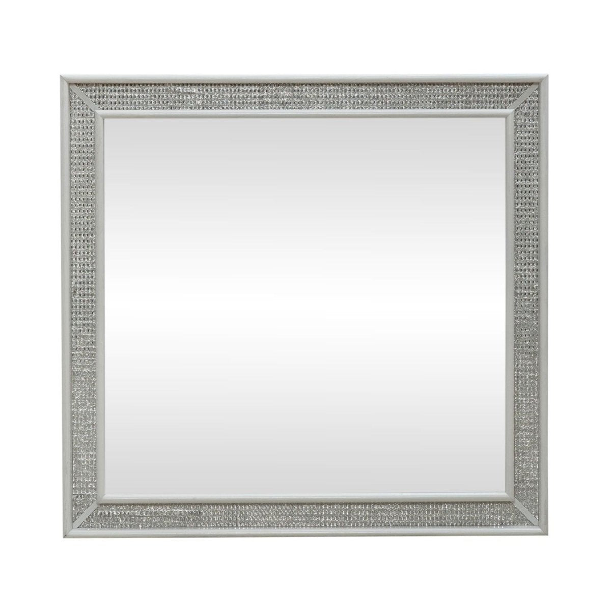 Reflections - Lighted Mirror - White Bedroom Mirrors by Liberty Furniture - Walls Furniture & Mattress