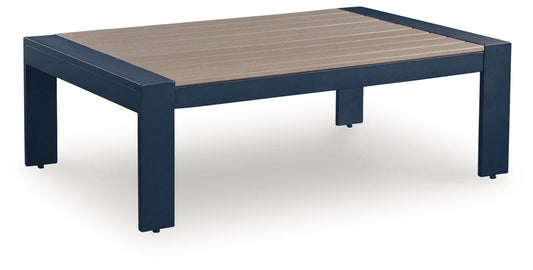 East Beach - Blue - Rectangular Cocktail Table Coffee Tables by Signature Design by Ashley® - Walls Furniture & Mattress