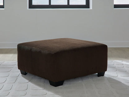 Kimlee - Chocolate - Oversized Accent Ottoman Accent Ottomans by Signature Design by Ashley® - Walls Furniture & Mattress