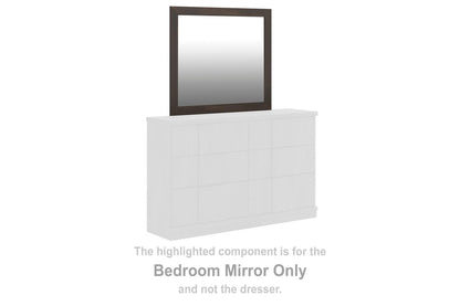 Shaehartin - Bedroom Mirror - Dark Brown