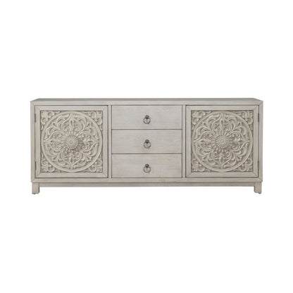 Sundance - 2 Door 3 Drawer Accent Cabinet - White Accent Cabinets by Liberty Furniture - Walls Furniture & Mattress