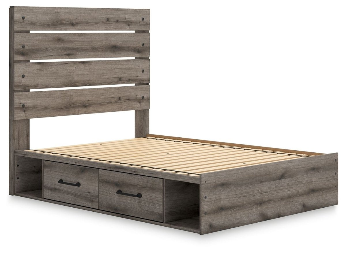 Graystorm - Panel Storage Bed Storage Beds by Signature Design by Ashley® - Walls Furniture & Mattress