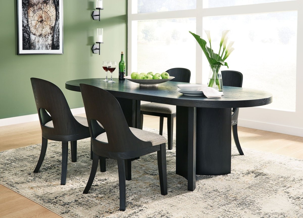 Rowanbeck - Dining Room Set 5 Piece Dining Room Sets by Signature Design by Ashley® - Walls Furniture & Mattress