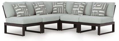 Beachloft - Outdoor Sectional Stationary Sectionals by Signature Design by Ashley® - Walls Furniture & Mattress