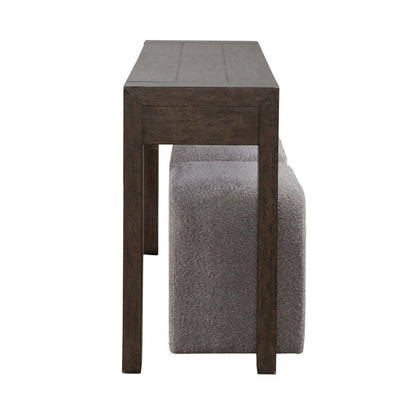 Cascade Falls - 3 Piece Set - Satin Espresso / Gray