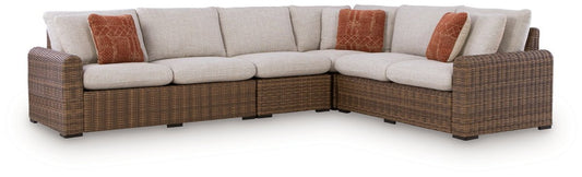 Dolan Creek - Outdoor Sectional Stationary Sectionals by Signature Design by Ashley® - Walls Furniture & Mattress
