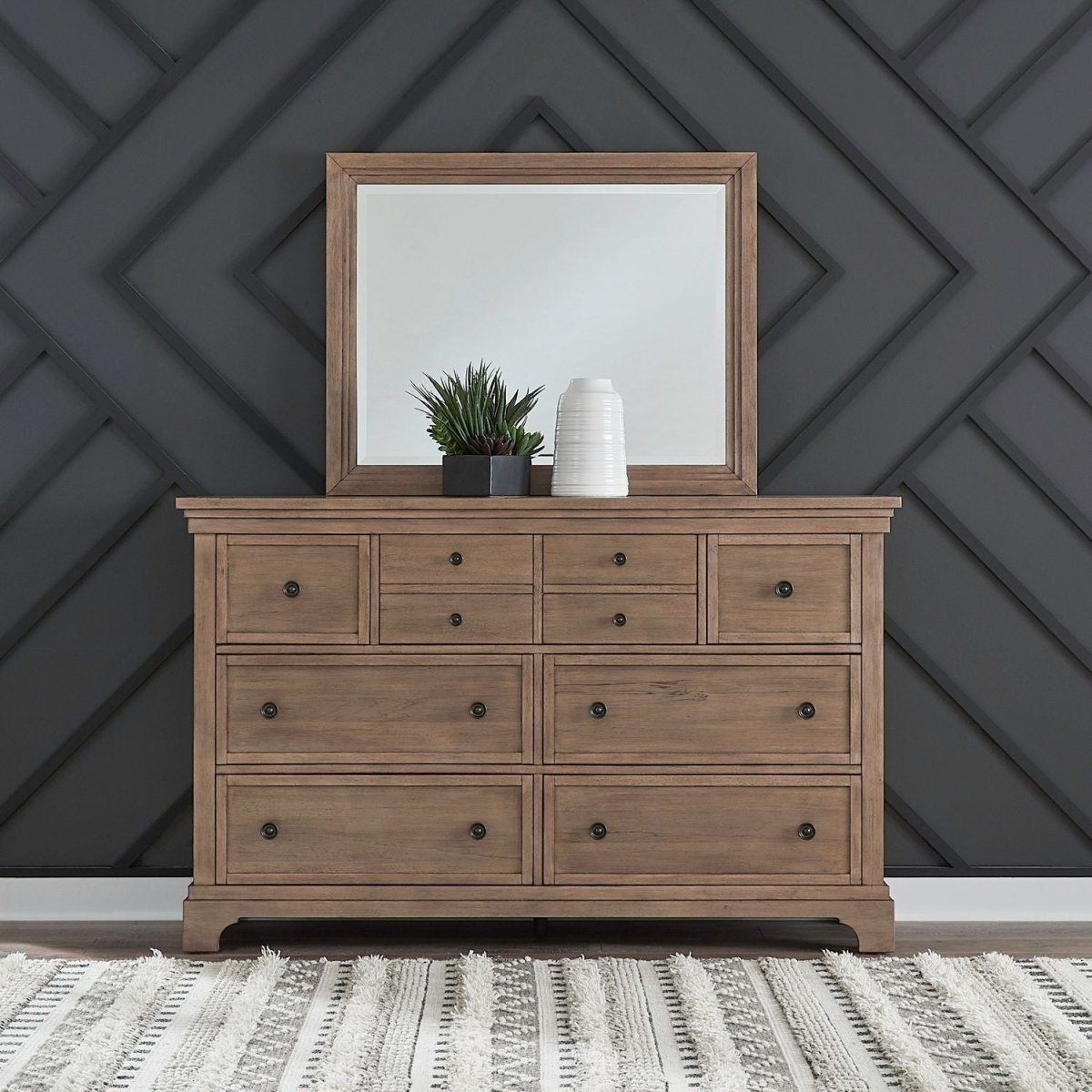 Haven Hills - Dresser Dresser & Mirror by Liberty Furniture - Walls Furniture & Mattress