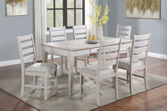 Echo - Dining Table And 6 Chairs - Driftwood 7 Piece Dining Room Sets by New Classic - Walls Furniture & Mattress