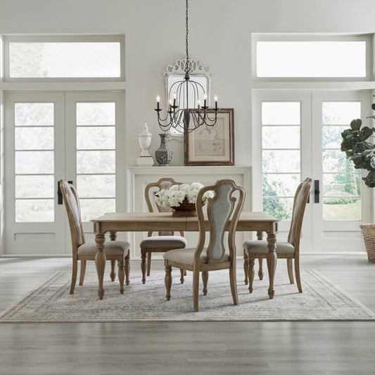 Magnolia Manor - Rectangular Table Set 5 Piece Dining Room Sets by Liberty Furniture - Walls Furniture & Mattress