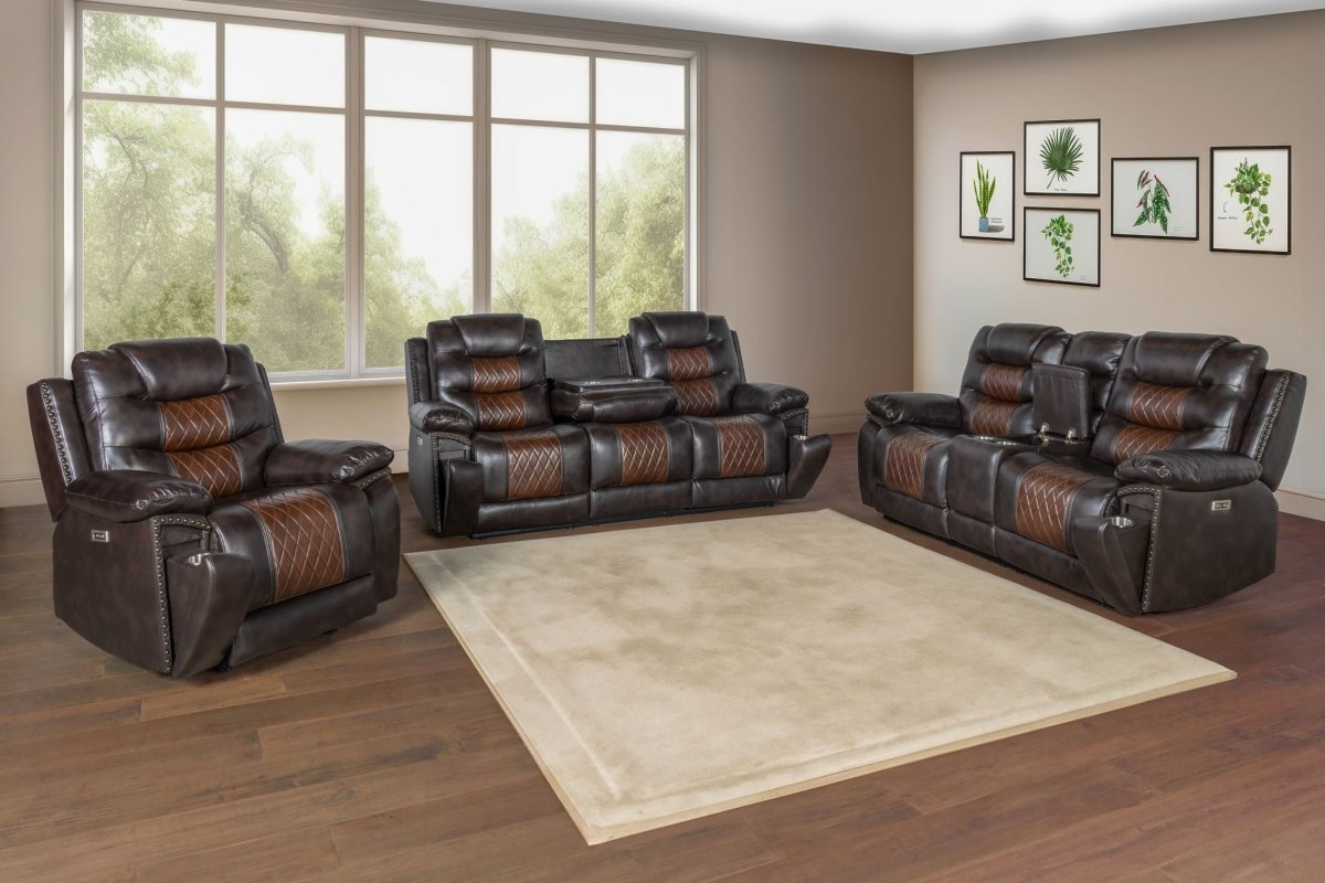 Nikko - Reclining Sofa Set Reclining Sofas & Loveseats by New Classic - Walls Furniture & Mattress