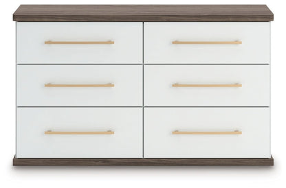 Kendanport - 3 Pc. - Dresser And 2 Nightstands - Brown / White 3 Piece Bedroom Sets by Signature Design by Ashley® - Walls Furniture & Mattress