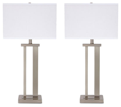 Aniela - Metal Table Lamp Set Table Lamps by Signature Design by Ashley® - Walls Furniture & Mattress