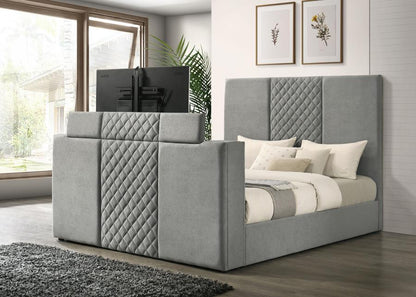 Tara - Upholstered Panel TV Bed Upholstered Beds by Coaster Fine Furniture - Walls Furniture & Mattress